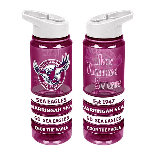 Manly Sea Eagles Drink Bottle With Bands