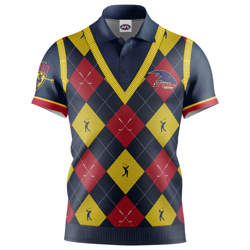 Adelaide Crows Fairway Golf Polo Shirt