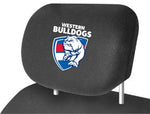 Western Bulldogs Head Rest Cover