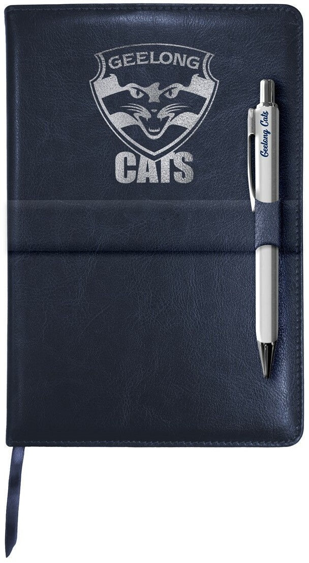 Geelong Cats Notebook and Pen