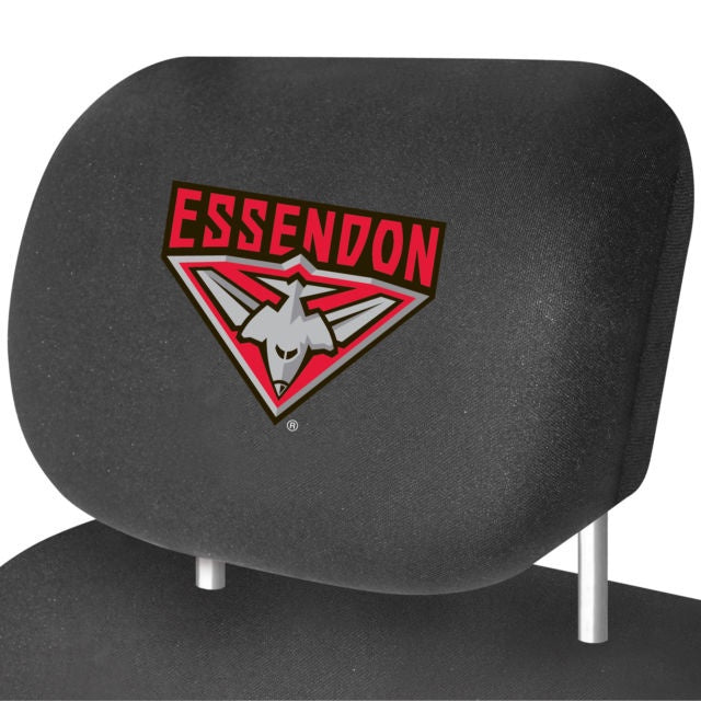 Essendon Bombers head Rest Covers