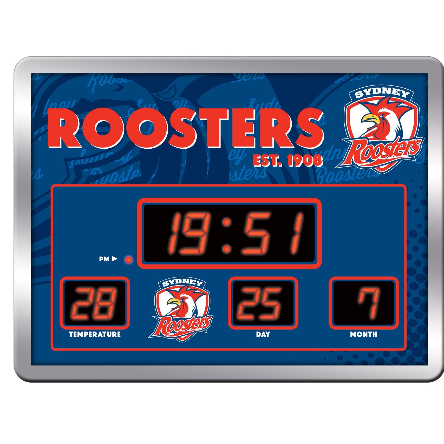 Sydney Roosters Scoreboard Clock