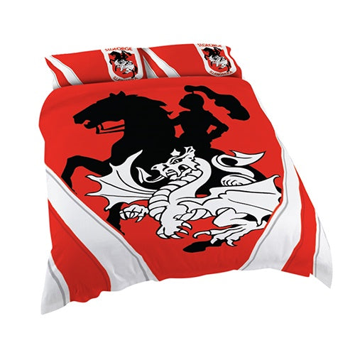 St George Illawarra Dragons Queen Quilt Cover