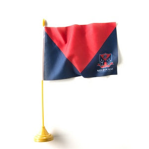 Melbourne Demons Retro Desk Flag