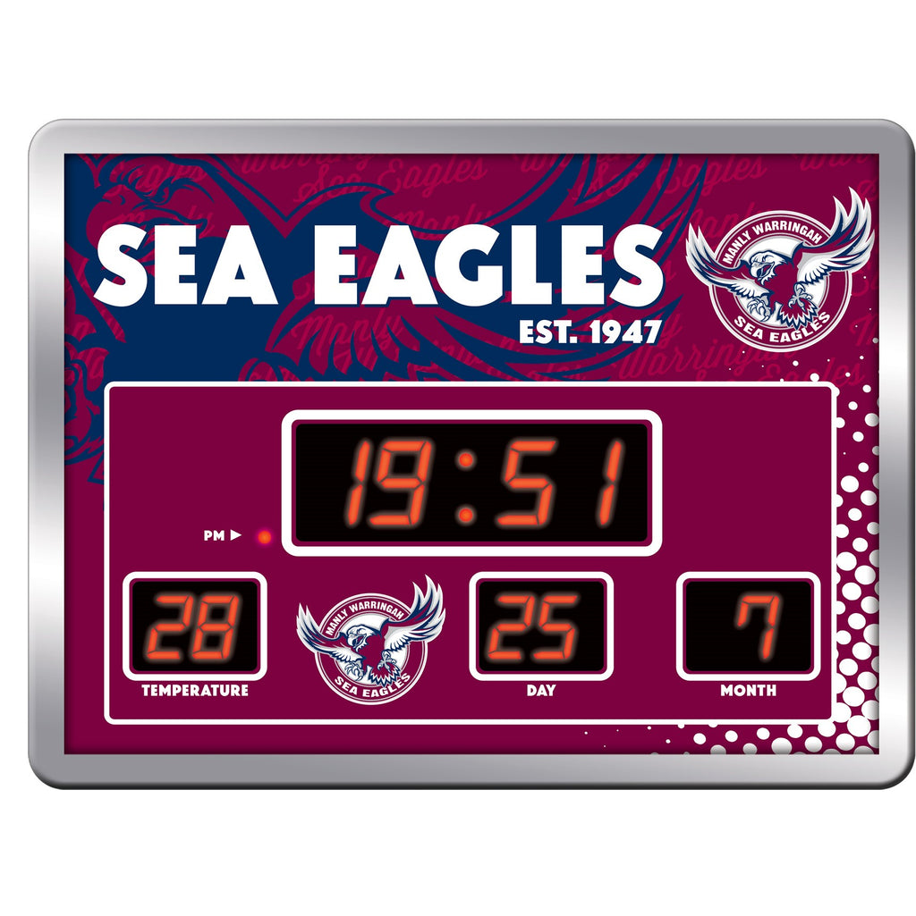 Manly Sea Eagles Scoreboard Clock