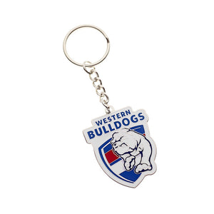 Western Bulldogs Logo Keyring