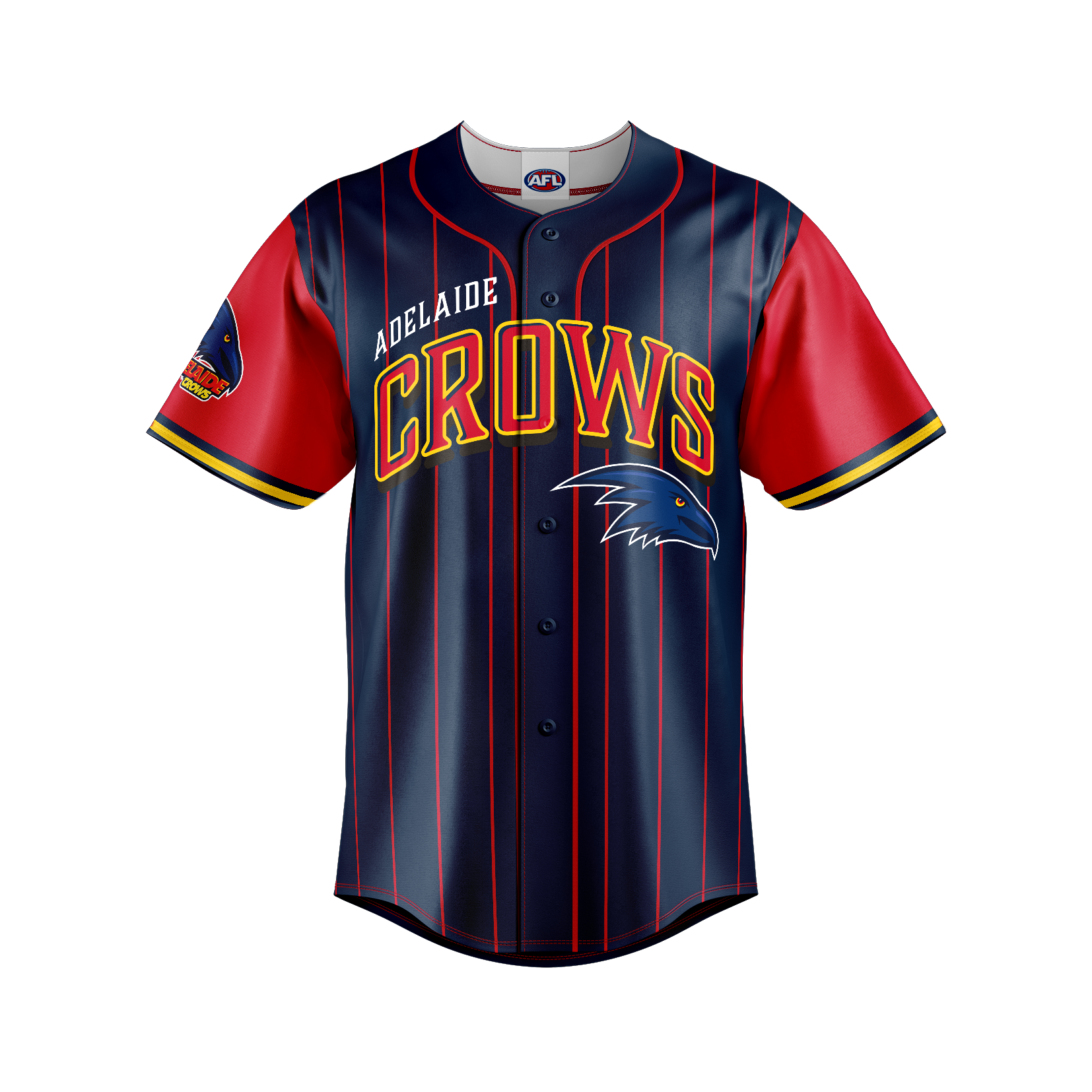 Adelaide Crows "Slugger" Baseball Shirt