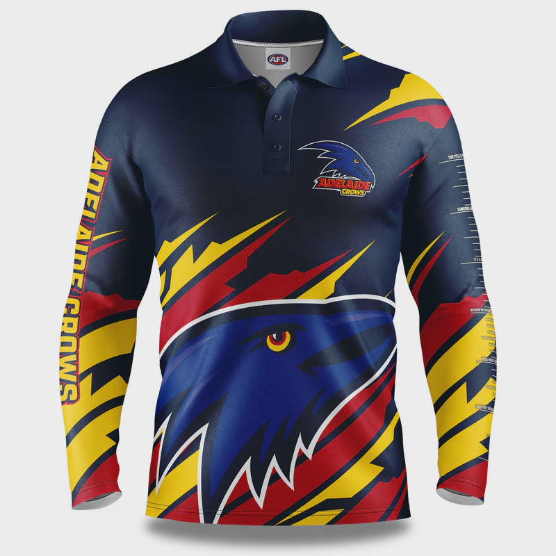 Adelaide Crows " Ignition" Fishing Shirt