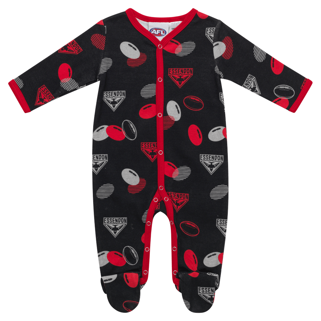 Essendon Bombers Baby Coverall -