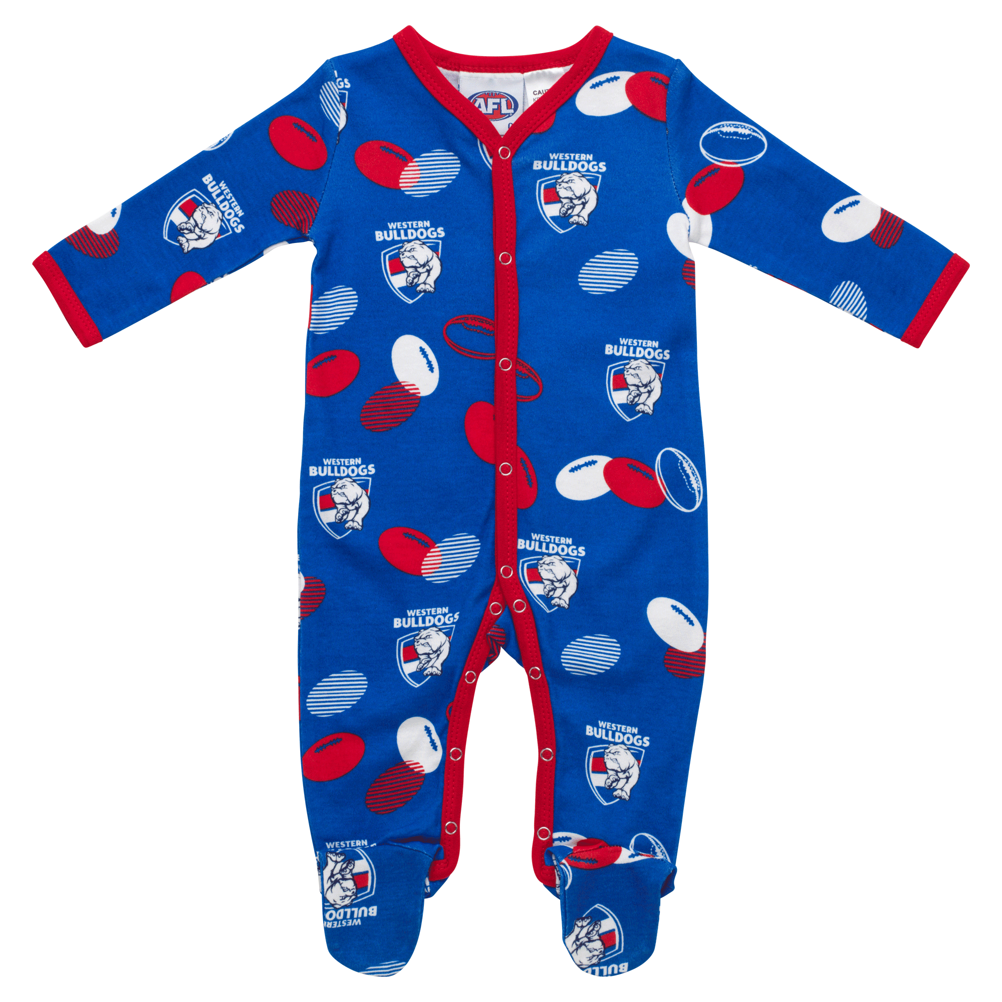 Western Bulldogs Baby Coverall -