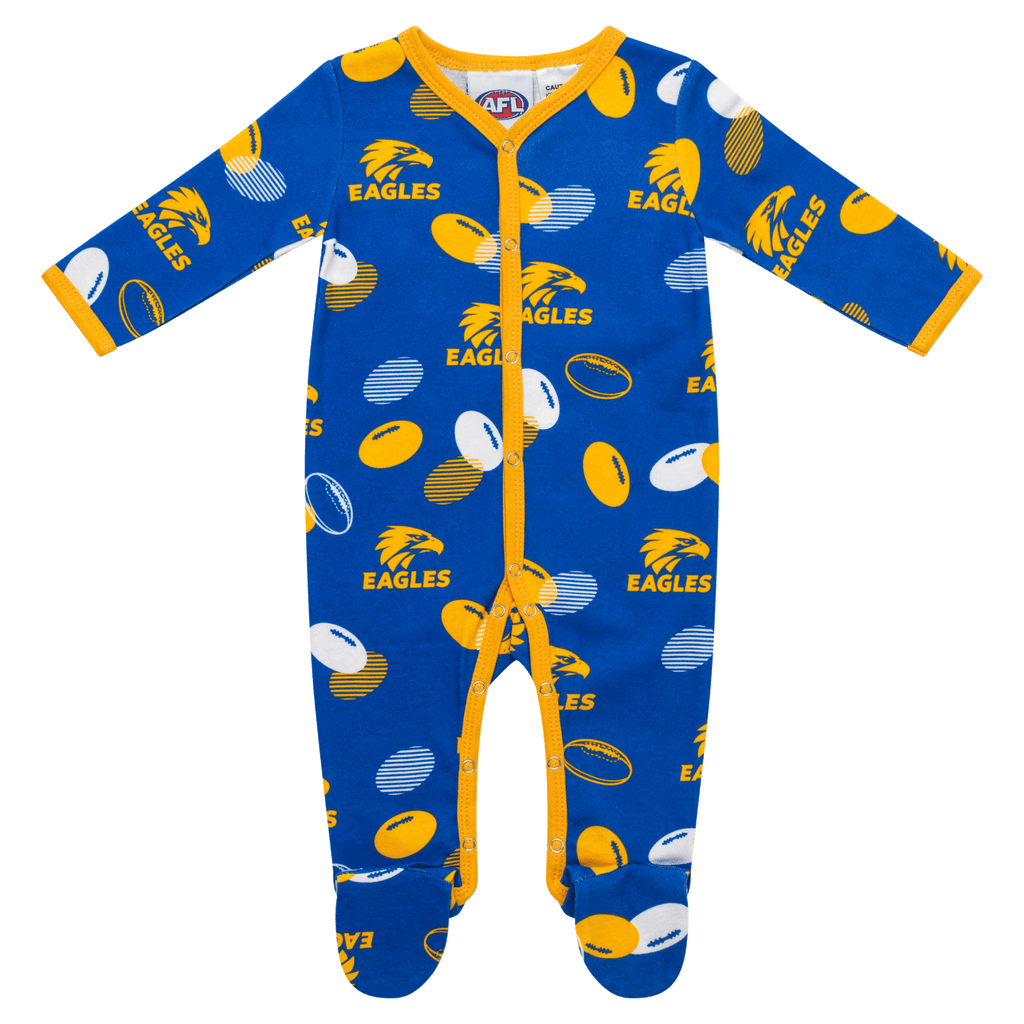 West Coast Eagles Baby Coverall -