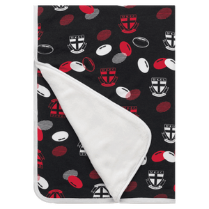 St Kilda Saints Baby Blanket