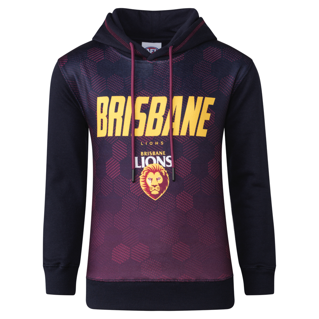 Brisbane Lions Youth Sublimated Hood