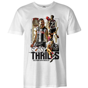 Collingwood Magpies 2023 Premiers Bobby Thrills Tee