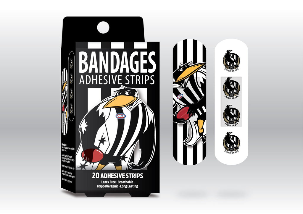 Collingwood Magpies Mascot Adhesive Strips
