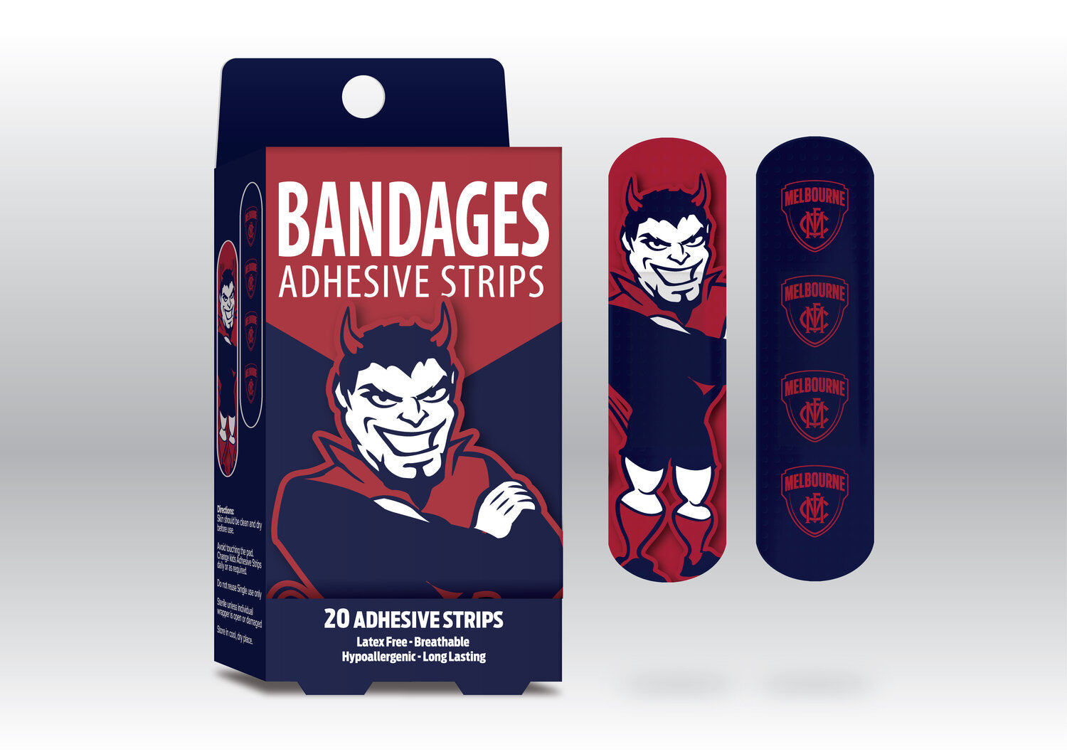 Melbourne Demons Mascot Adhesive Strips