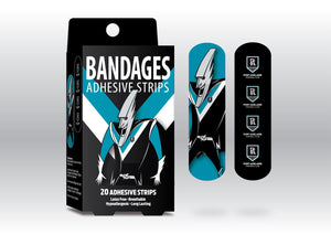 Port  Adelaide  Mascot Adhesive Strips