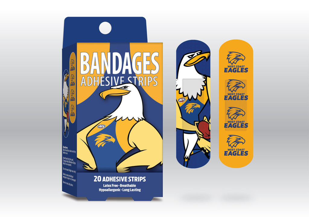 West Coast Eagles Mascot  Adhesive Strips