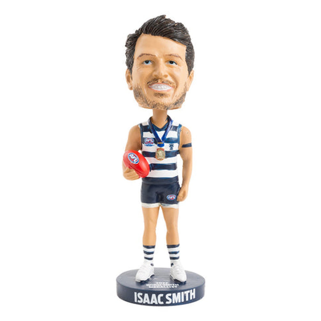 Geelong Cats 2022 Isaac Smith Norm Smith Medalist Bobblehead