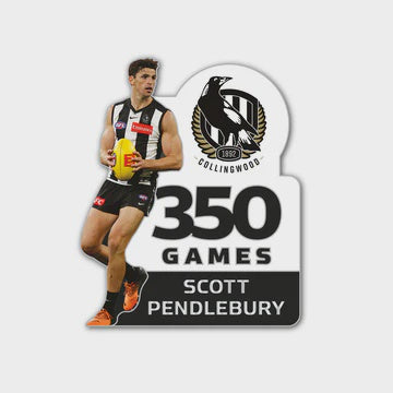 Scott Pendlebury 350th Game Pin - Collingwood Magpies