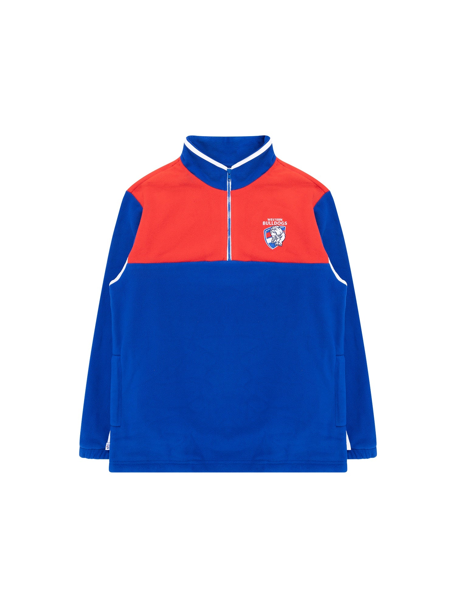 Western Bulldogs 1/4 Zip Polar Fleece Jumper