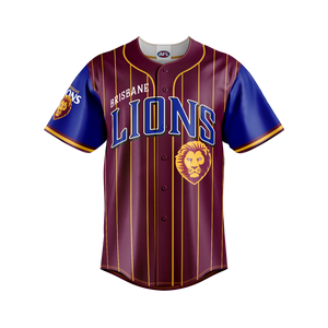 Brisbane Lions "Slugger" Baseball Shirt