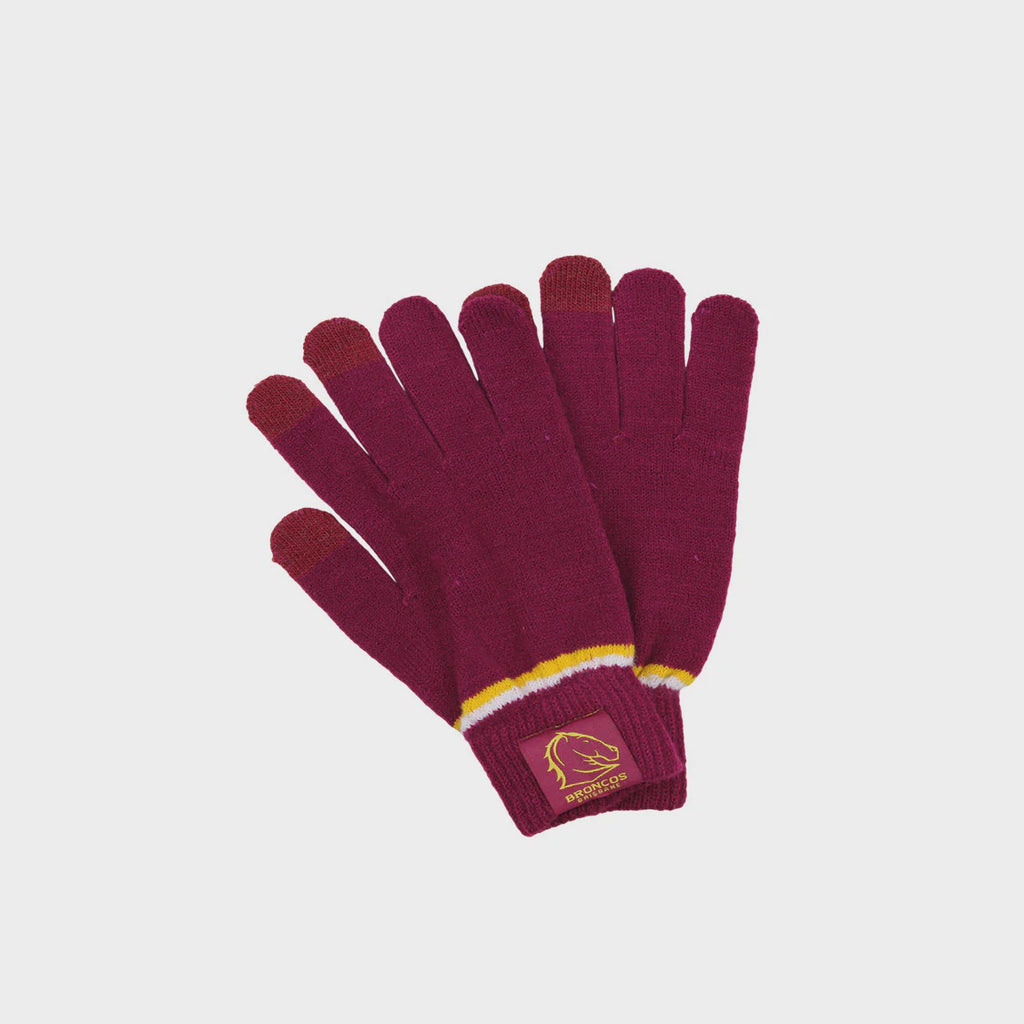 Brisbane Broncos Touchscreen Gloves