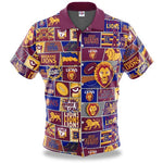 Brisbane Lions Fanatic Button Up Shirt