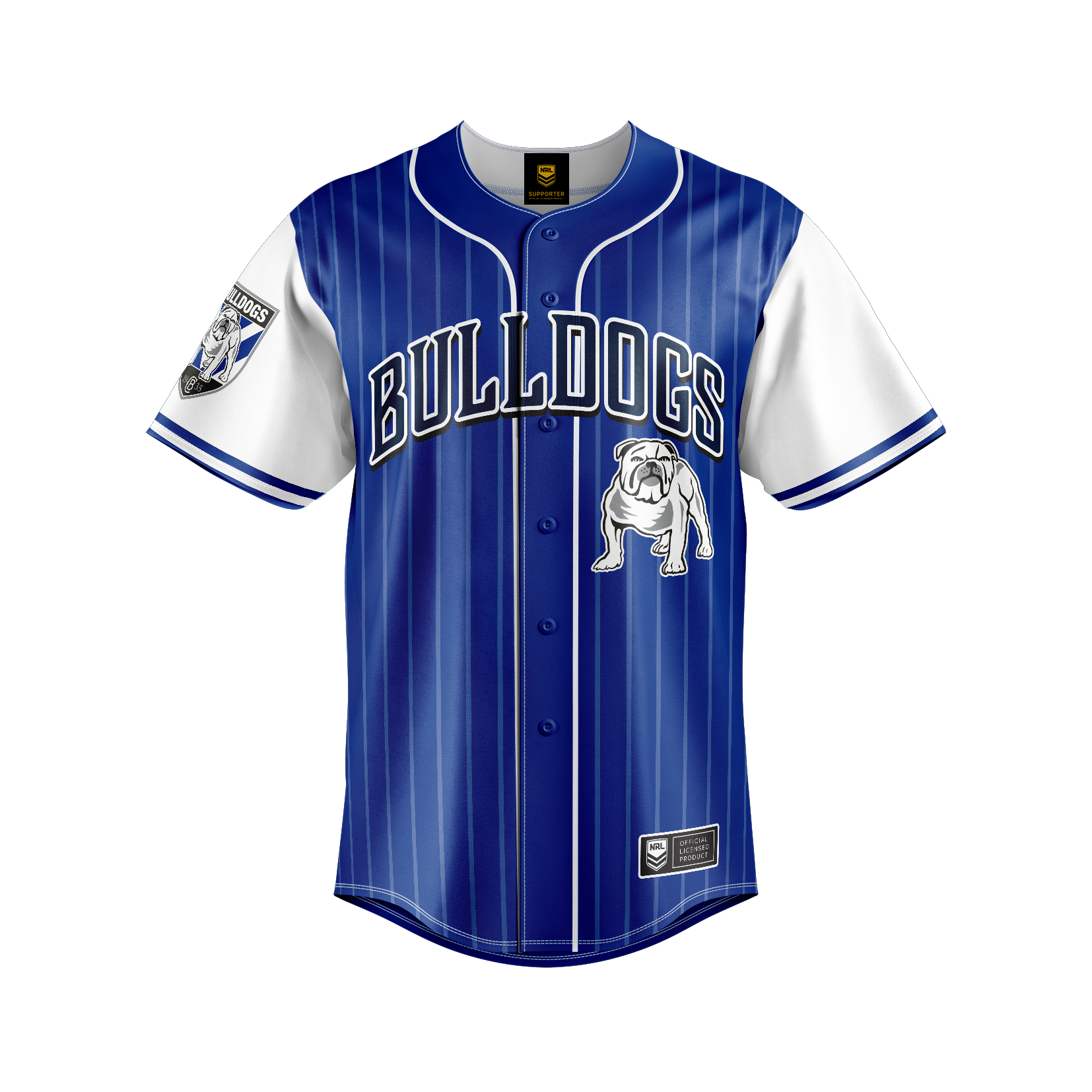 Canterbury Bulldogs "Slugger" Baseball Shirt