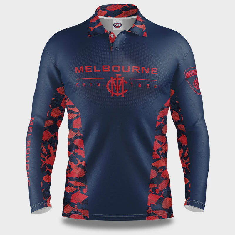 Melbourne Demons Reef Runner Fishing Shirt