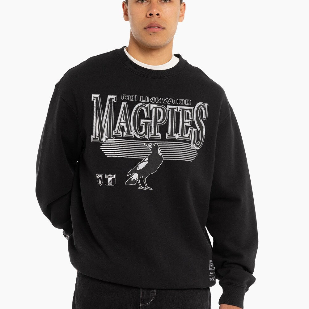 Collingwood Magpies Mitchell & Ness Underscore Crew