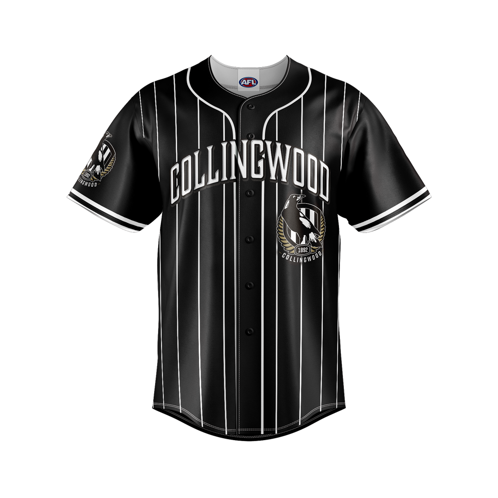 Collingwood Magpies "Slugger" Baseball Shirt