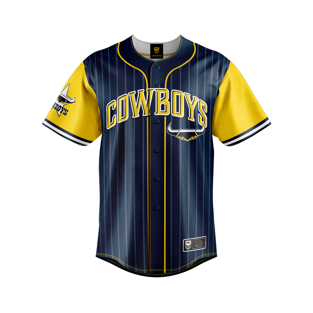North Queensland Cowboys "Slugger" Baseball Shirt