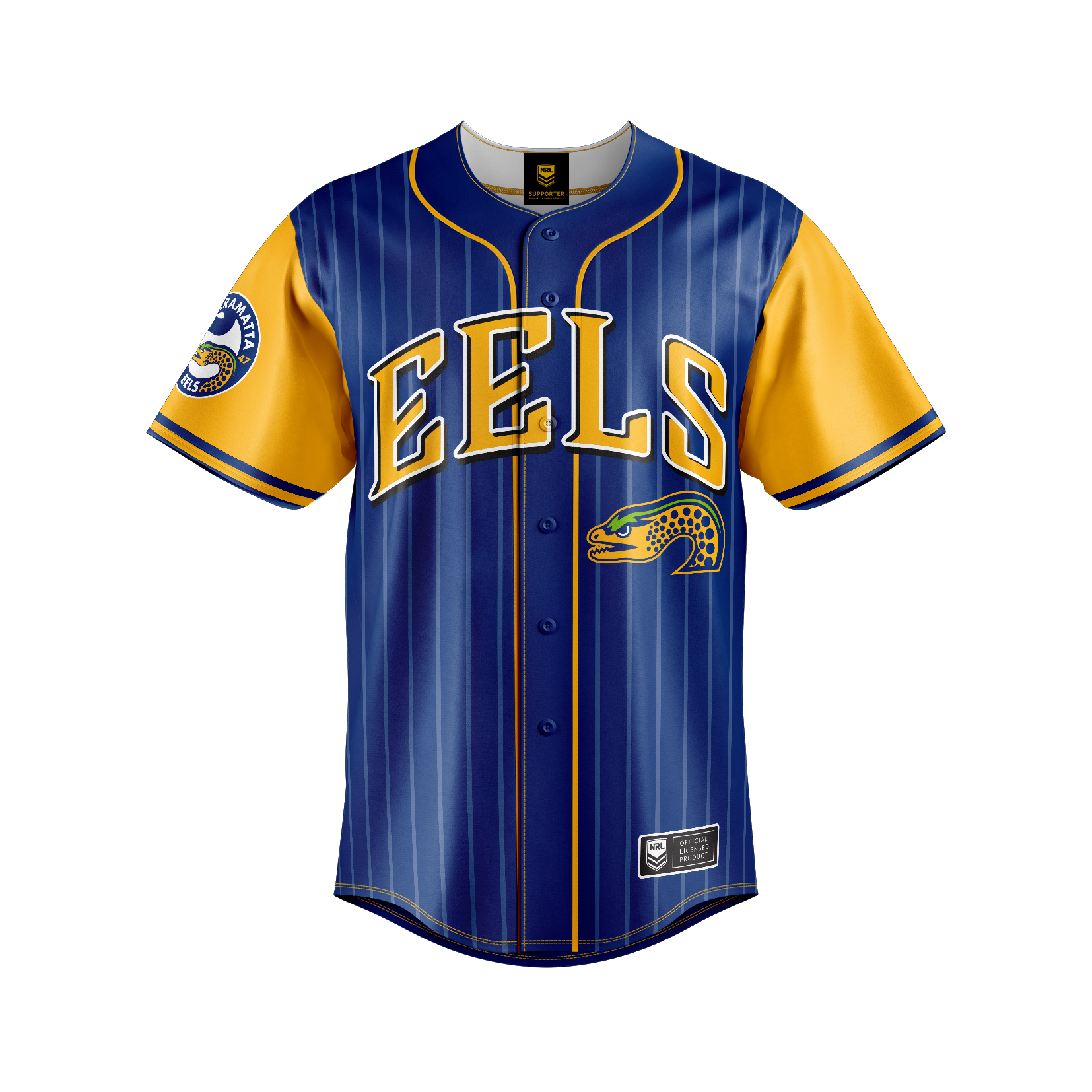 Parramatta Eels "Slugger" Baseball Shirt