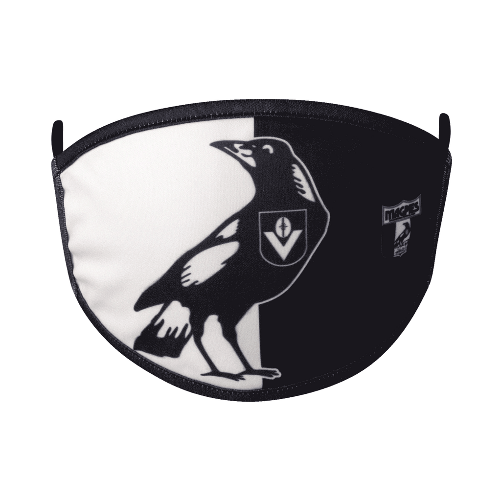 Collingwood Magpies Face Mask - 2 Pack