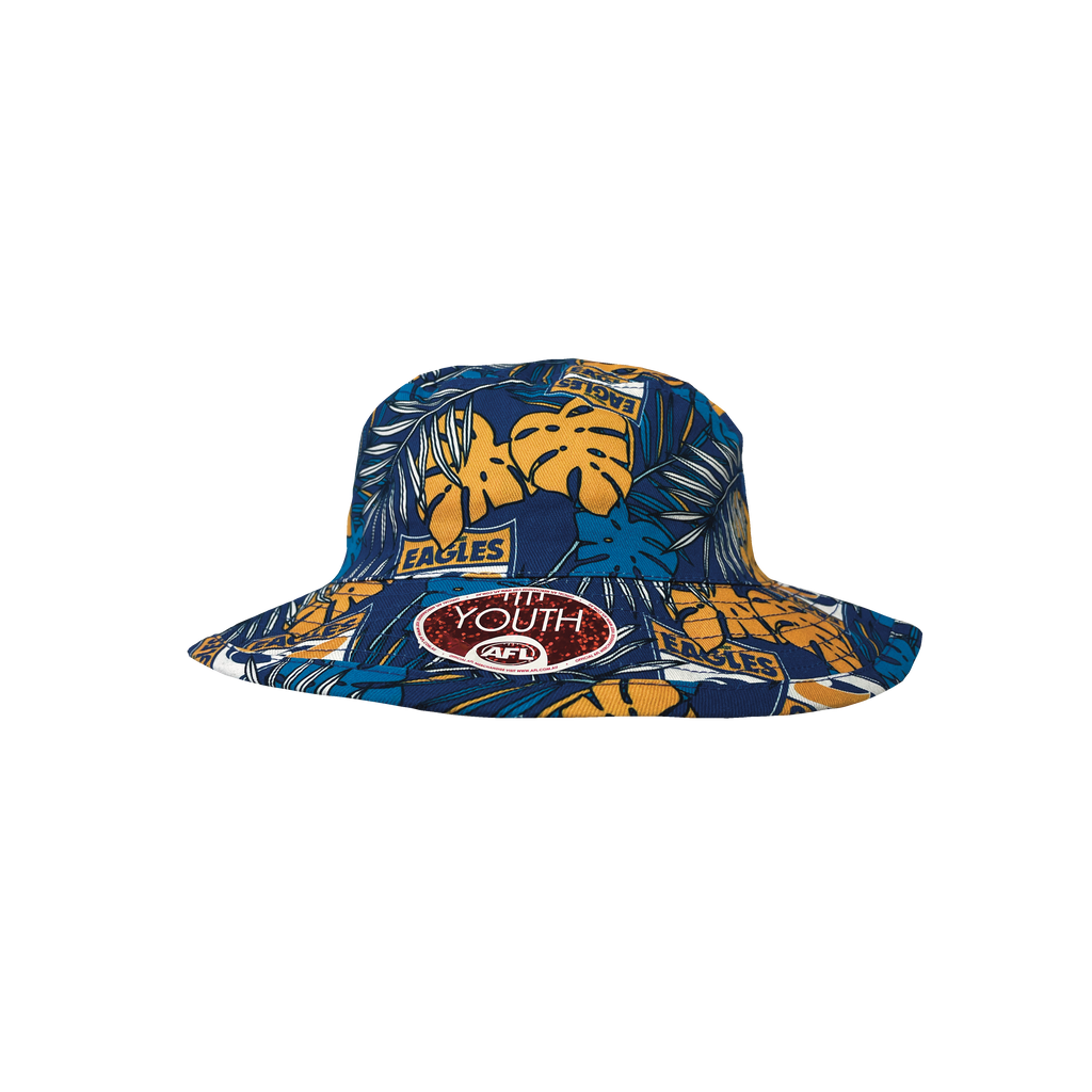 West Coast Eagles Youth Reversible Bucket Hat