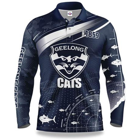 Geelong Cats Youth Fish Finder Fishing Shirt – Gift Works