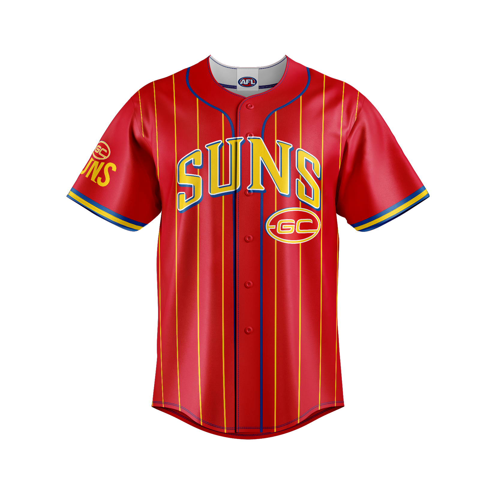 Gold Coast Suns "Slugger" Baseball Shirt