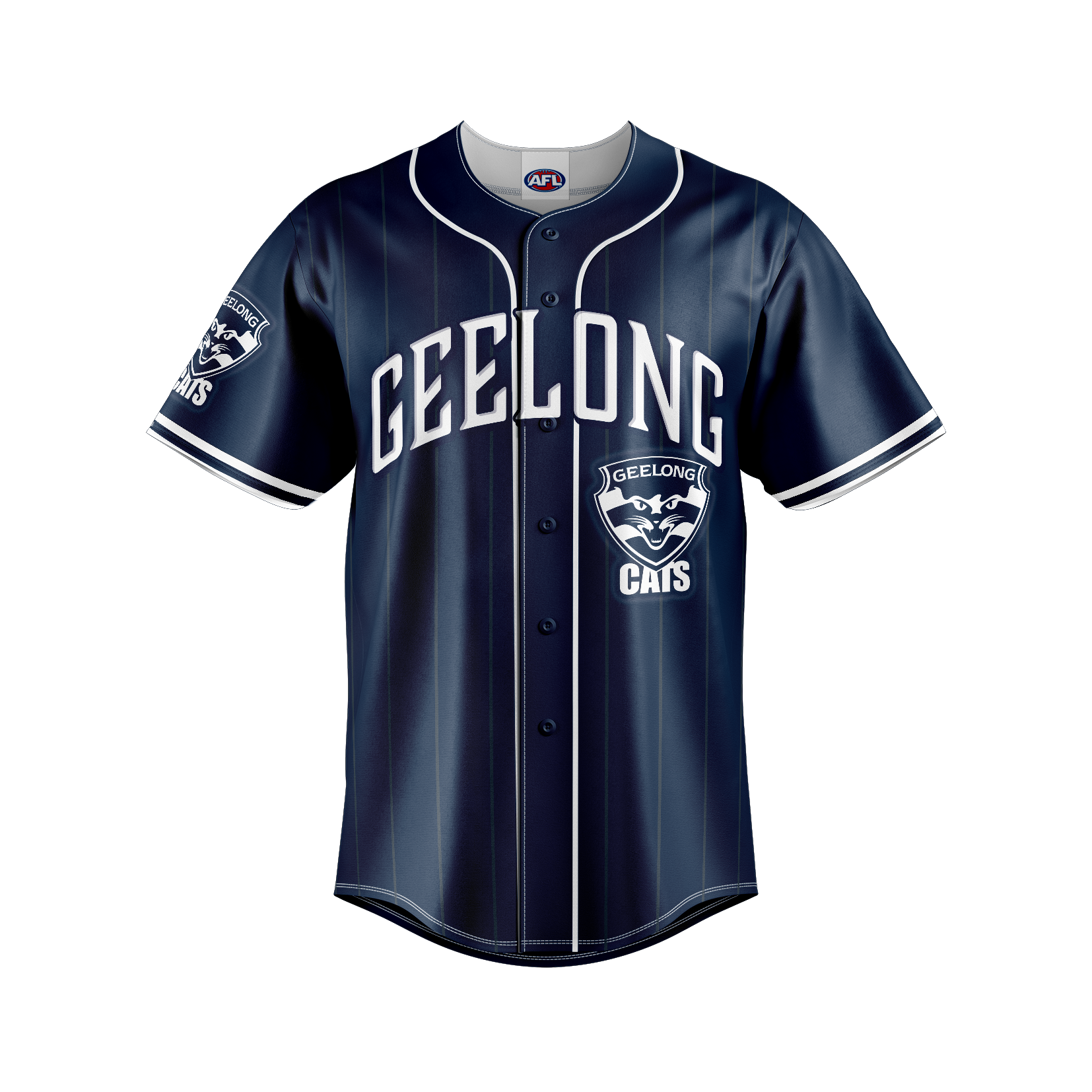Geelong Cats "Slugger" Baseball Shirt