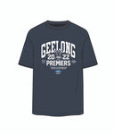Geelong Cats 2022 Youth Premiers Navy T - Shirt