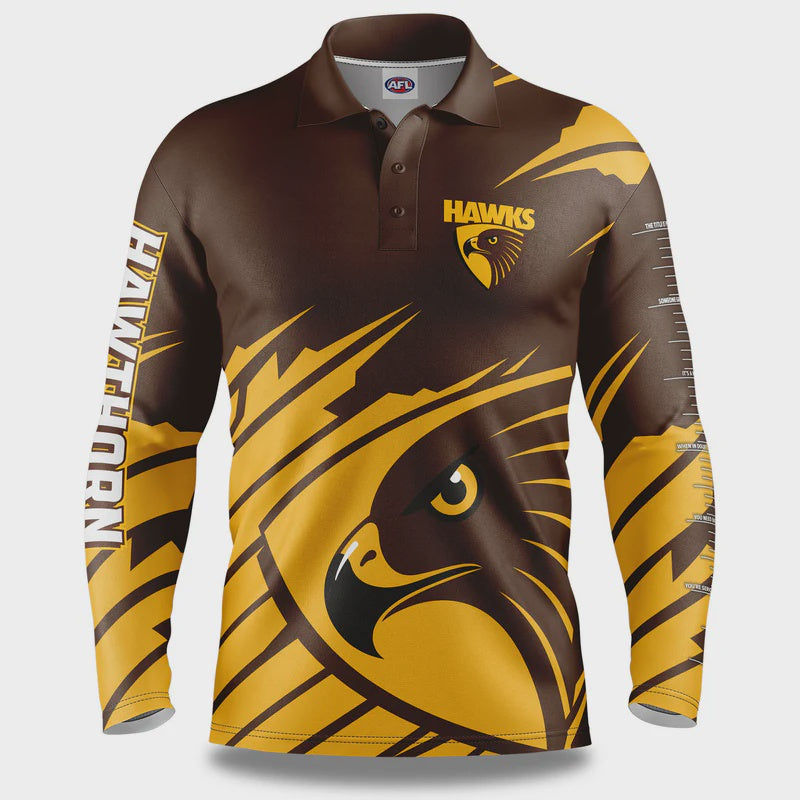 Hawthorn Hawks "Ignition" Fishing Shirt