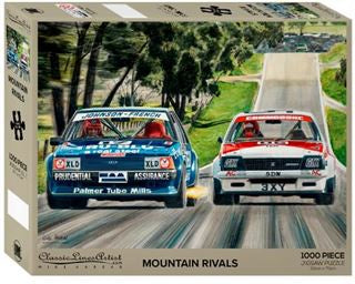 Holden and Ford Mountain Rivals Jigsaw Puzzle