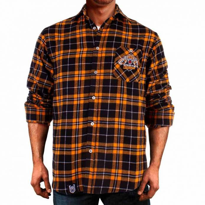 West Tigers Flannel Shirt - XL