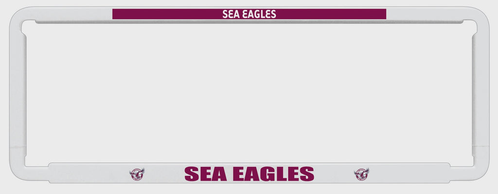 Manly Sea Eagles License Plate Surround - Frame