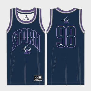 Melbourne Storm Basketball Singlet