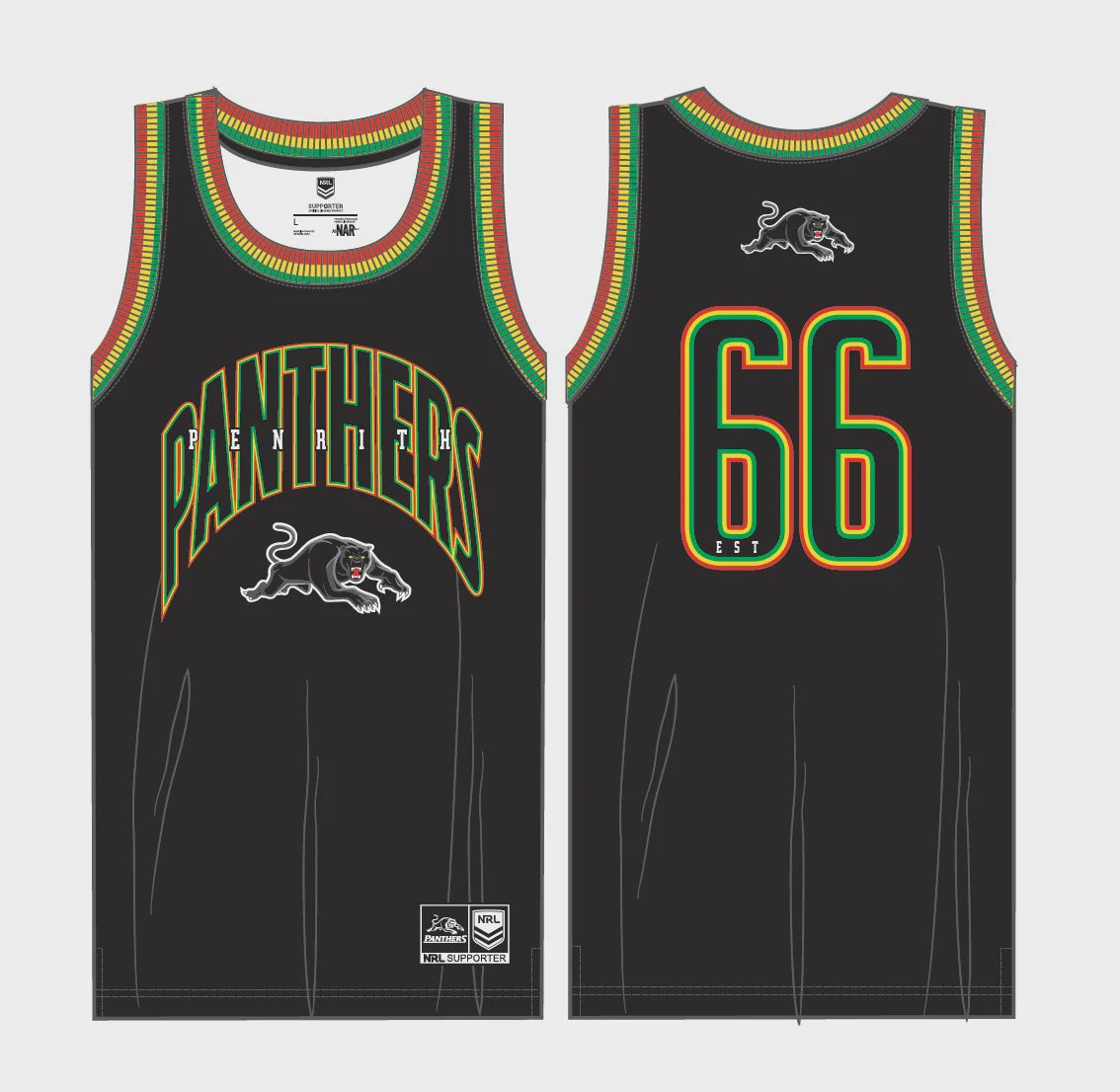 Penrith Panthers Basketball Singlet