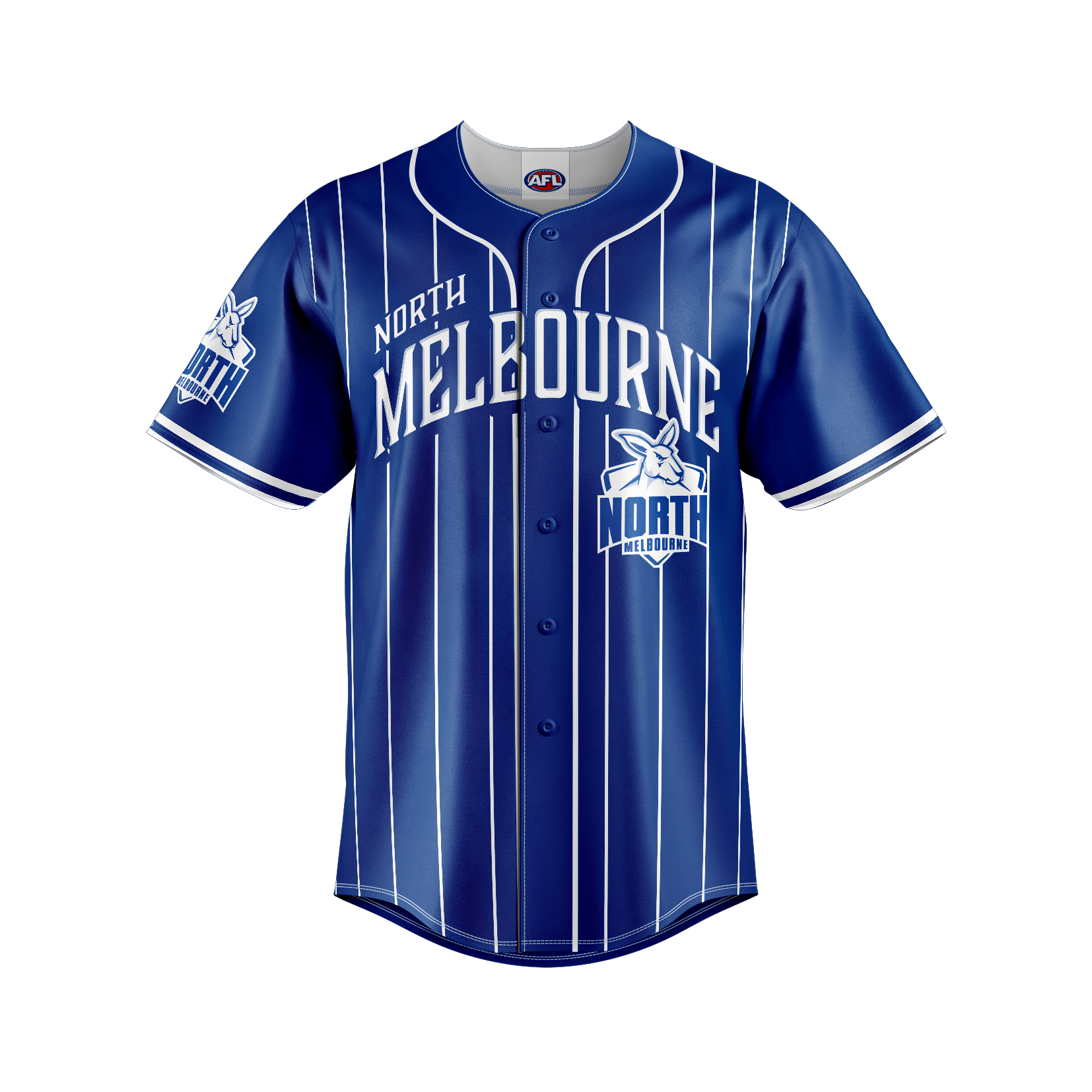 North Melbourne Kangaroos Baseball "Slugger" Shirt