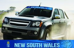 New South Wales State Of Origin Sun Visor Sticker Decal