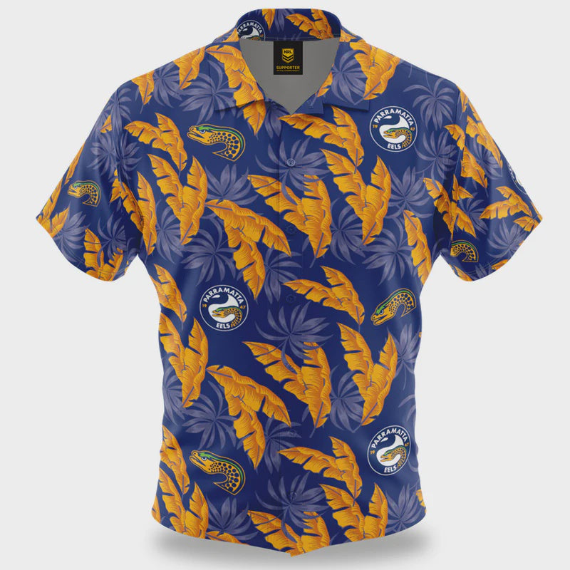 Parramatta Eels Paradise Hawaiian Shirt