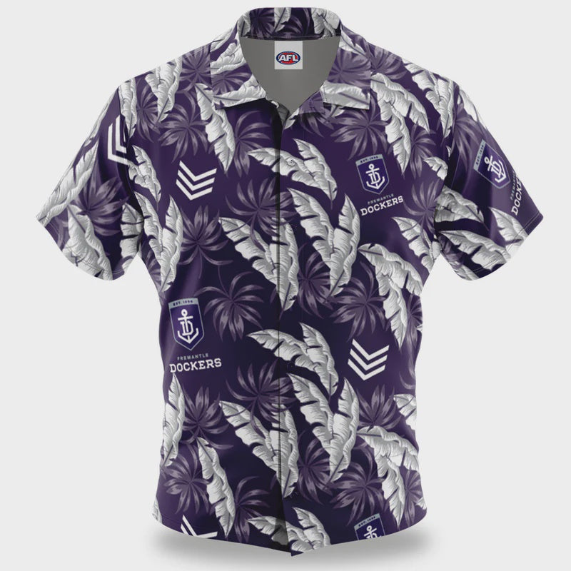 Fremantle Dockers Paradise Hawaiian Shirt